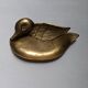 Vide poche canard en laiton objet de décoration campagne