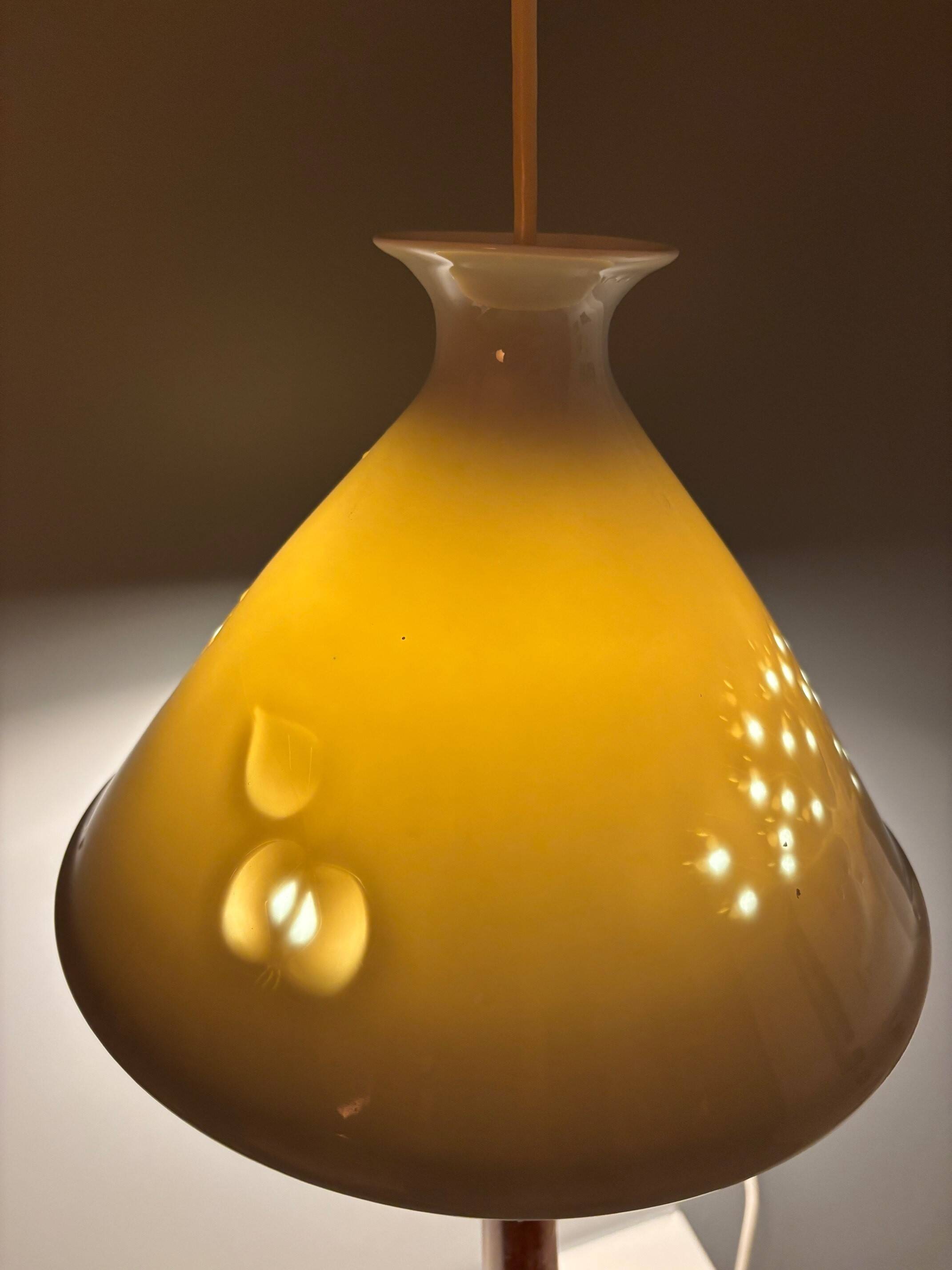 3 Danish pendant lights from the 80s