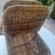 Wicker picnic basket