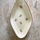 Ravier fleuri in earthenware Salins