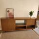 Vintage sideboard with compass feet, 1970