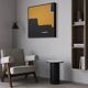 Contemporary abstract painting "Halo" square