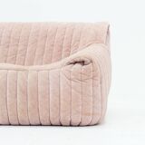 Vintage Cinna Sandra 3 seater Sofa in pink fabric by Ligne Roset