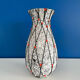Vintage midcentury signed sea foam vase