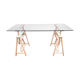 Bureau hêtre et verre