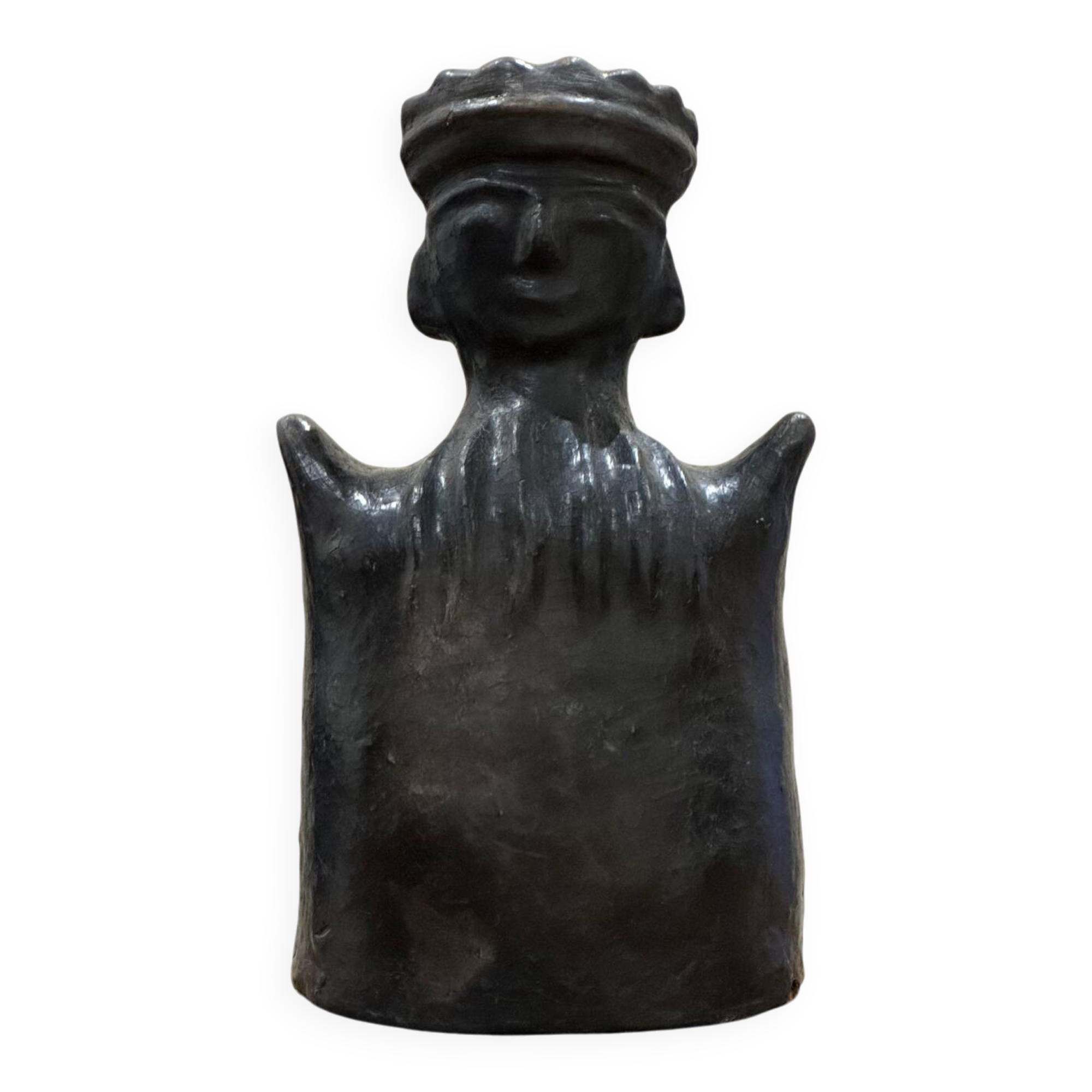 Handcrafted terracotta statuette