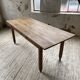 1950s oak butcher's farm table