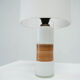 Scandinavian glass table lamp by Bent Nordsted for Tesco