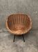 Vintage designer wicker children's armchair