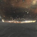 Roger Guerin, monumental trilobed vase, unique piece, 102 cm tall, salt-glazed stoneware