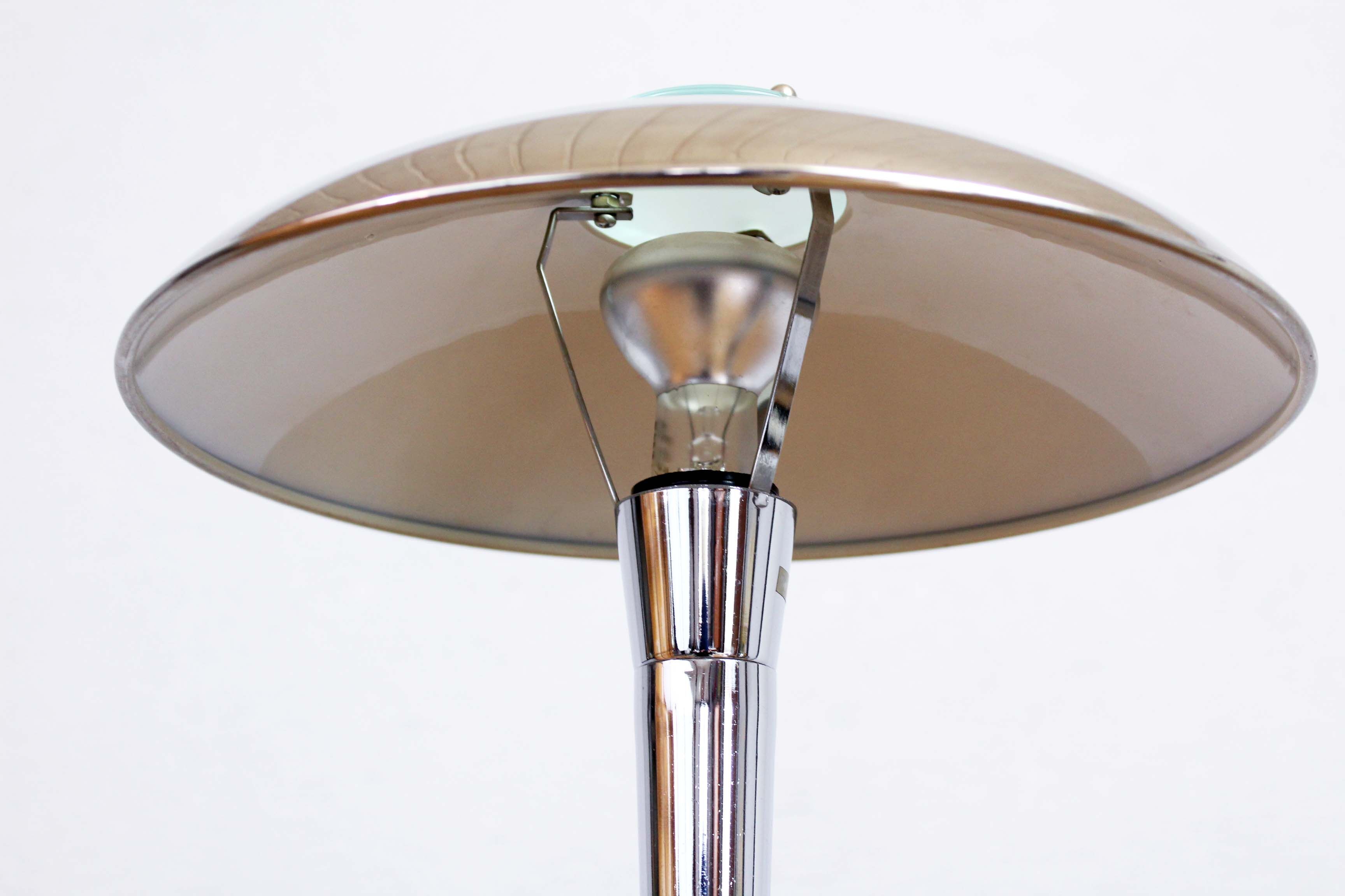Floor lamp style mushroom Bauhaus/Art Deco stamped GS