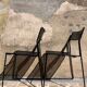 2 Italian chairs Full Metal - 1980