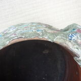 Pot terracotta mosaic called picassiette