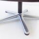 Fauteuil en cuir brun Wilkhahn Delta 2000 de Delta Design