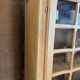 Small raw wood display cabinet