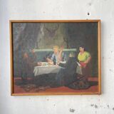 Peinture à l’huile A.Simard 1945