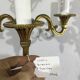 3 light bronze chandelier