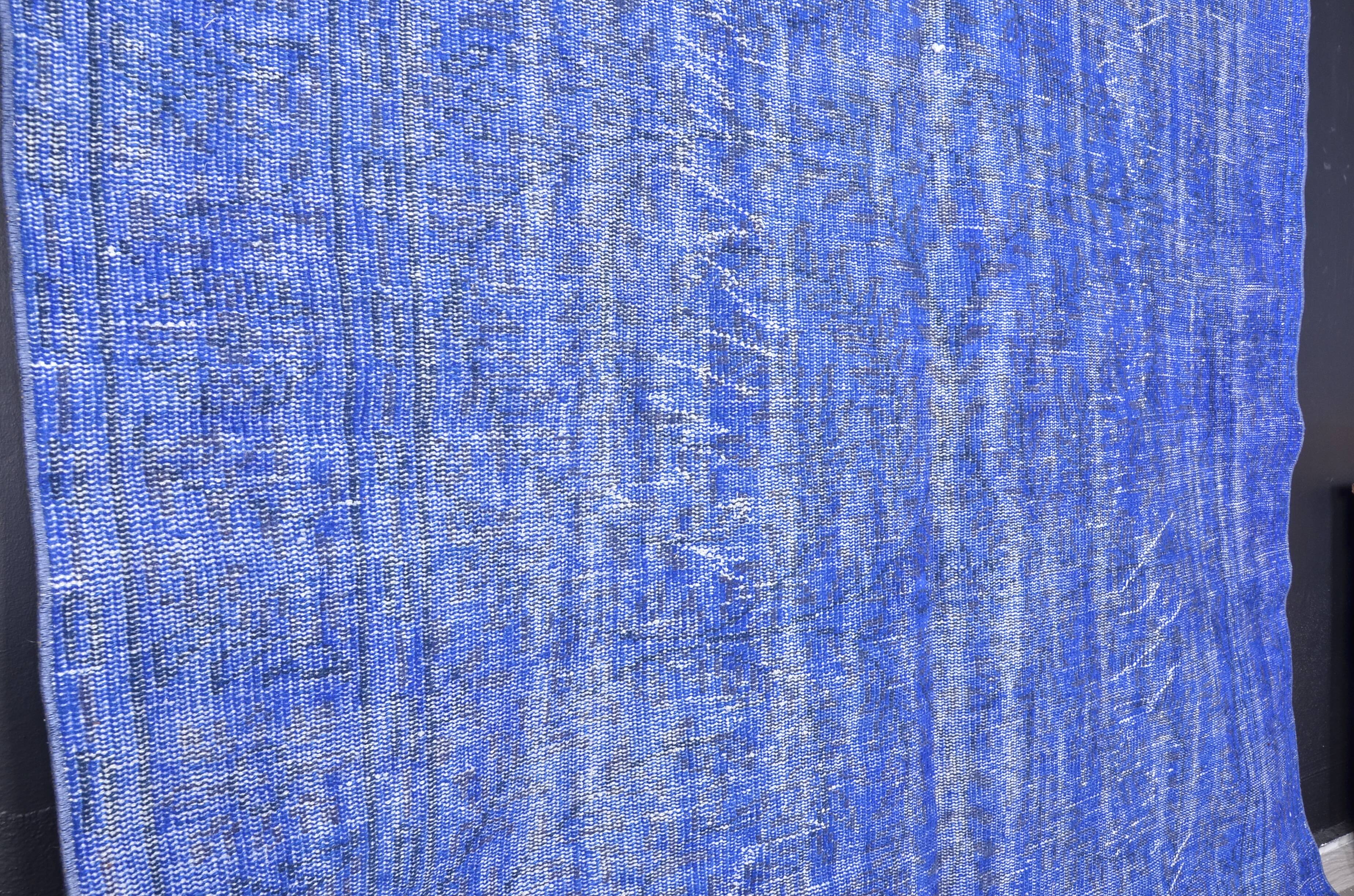 Blue Vintage Turkish Oushak Rug sku904