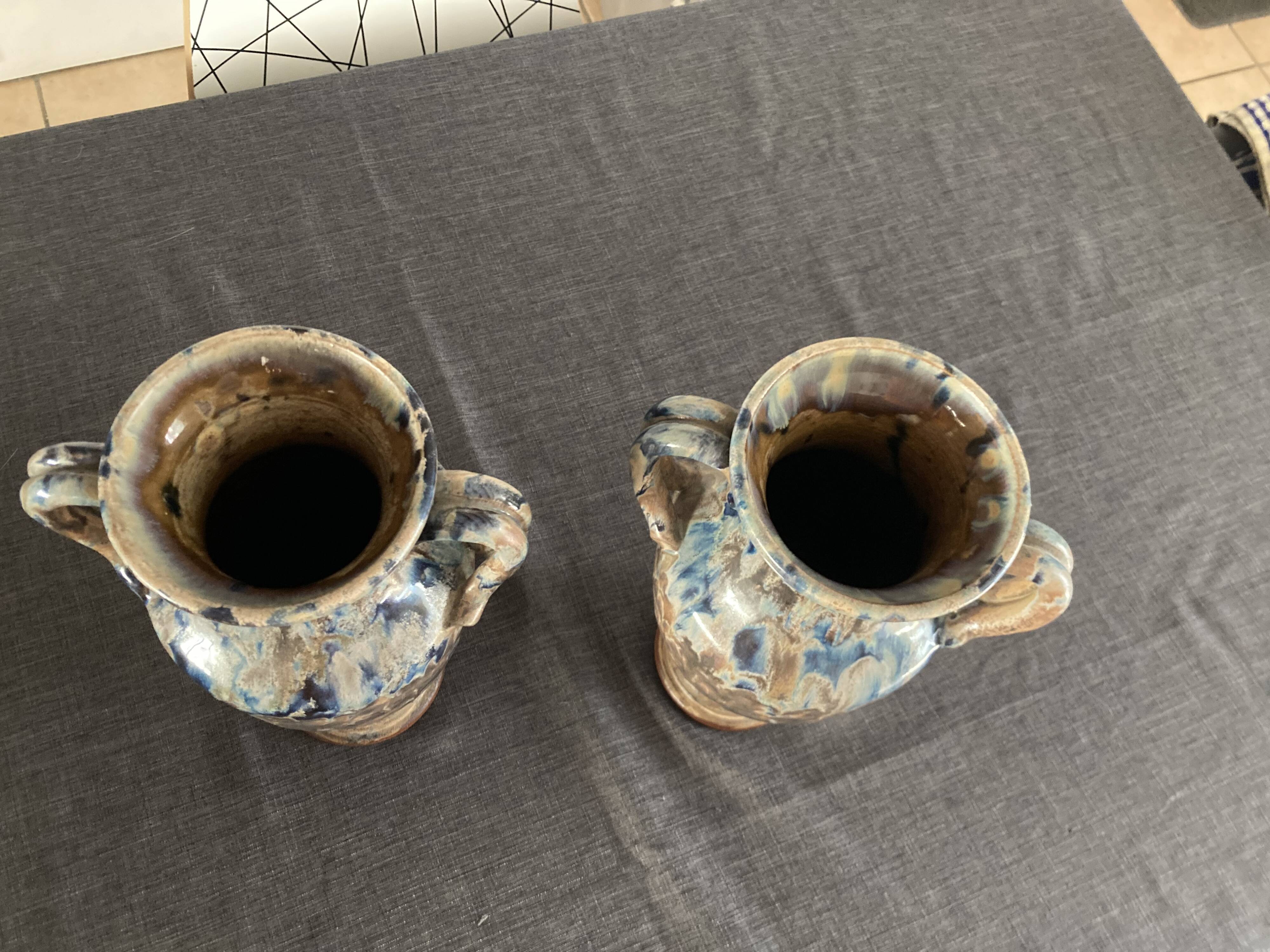 Paires de vases Renault Argent Cher