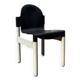 Grey wash Thonet Flex stacking chairs – design classic by Gerd Lange