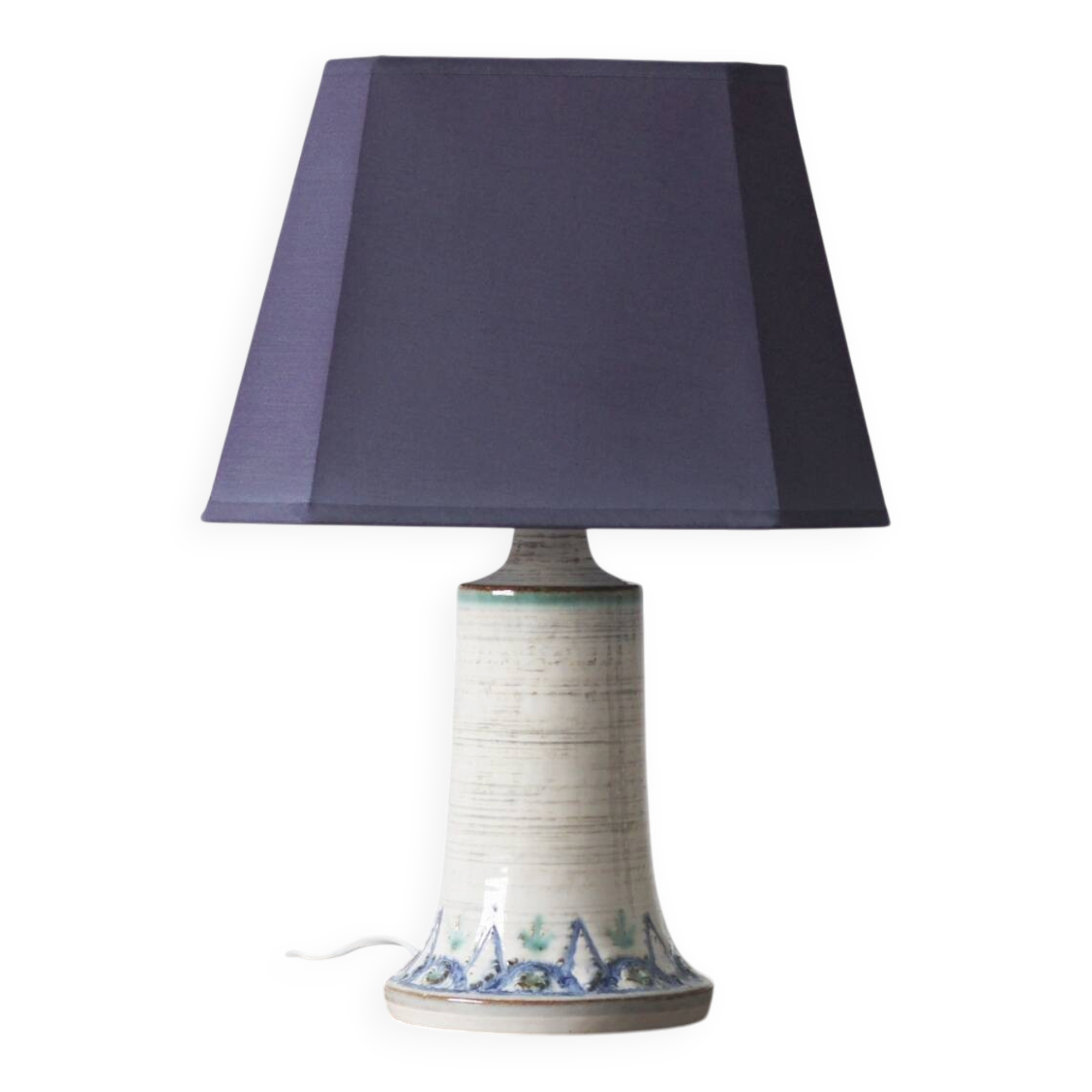 Vintage Ceramic Table Lamp from Søholm, Denmark, 1960s