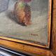 Tableau nature morte huile sur toile ancienne