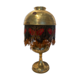 Parisian Lamp Art Nouveau Grapevines and Cabochons 1900 Belle Epoque