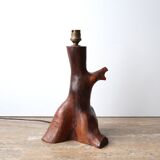 Olive wood monoxide lamp, 50s