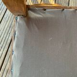 Antique Regency style armchair with complete restoration of the seat