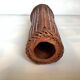 Vase tressé bambou pot brushpot