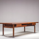 Mid-Century Modern Jacaranda Itamaraty Desk by Sergio Rodrigues for Oca, Brazil, 1960s