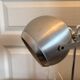 Old Vintage Retro Industrial Silver Metal Eyeball Lamp