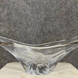 Daum: crystal fruit bowl centerpiece circa 1970
