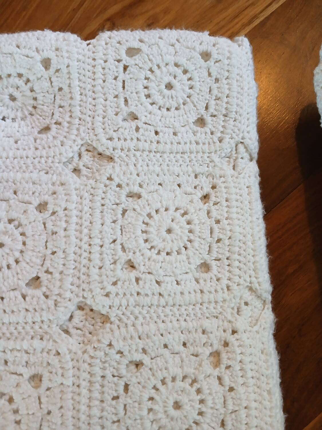 2 antique handmade crochet bedspreads