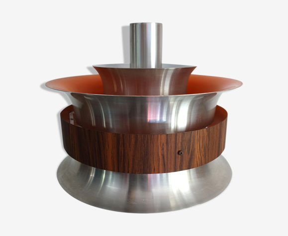 Suspension scandinave vintage en aluminium