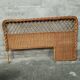 Vintage 50s rattan headboard
