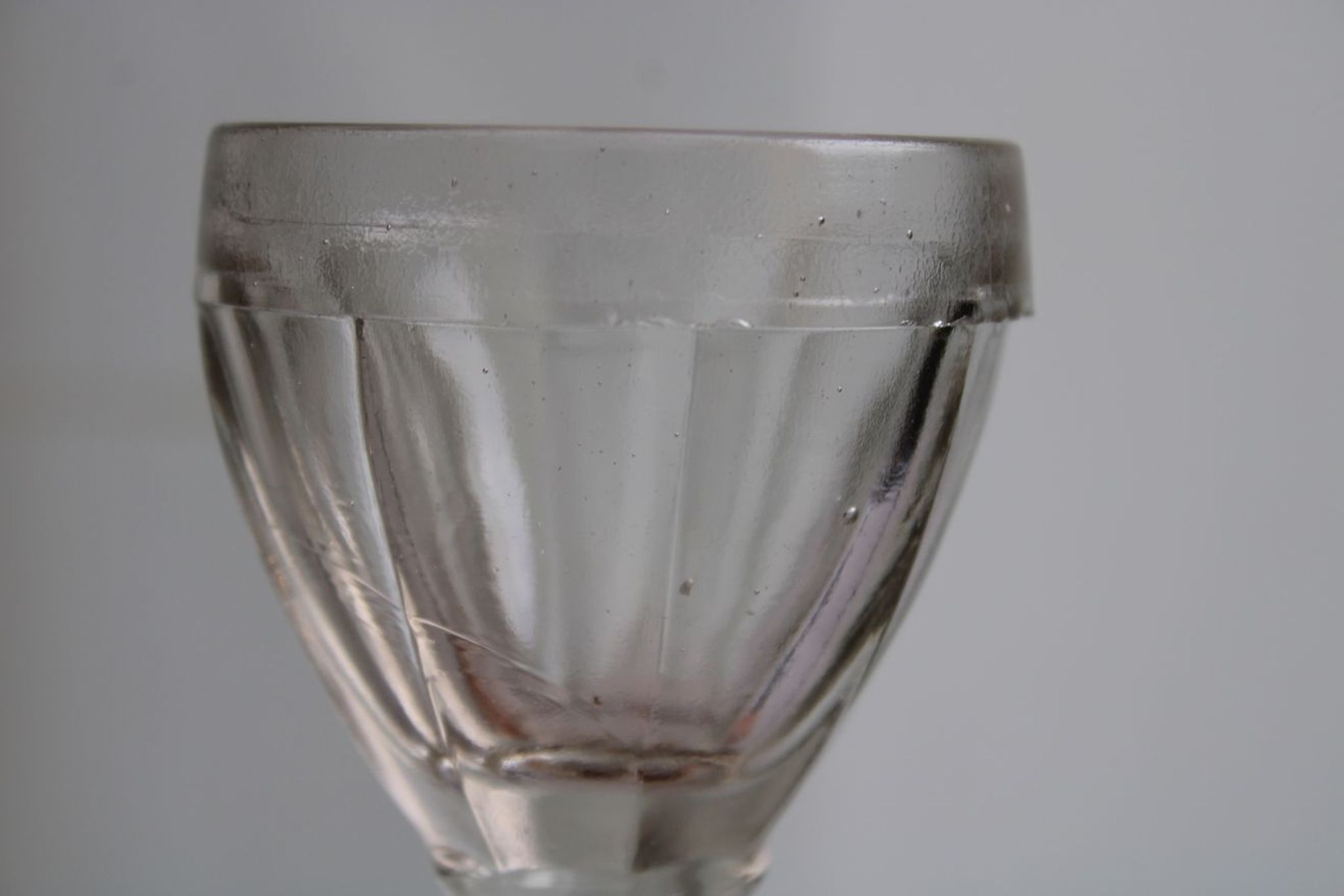 Set of 6 old shot glasses