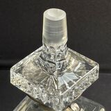 Decanter with handle frame Crystal factory A H (Western Germany)