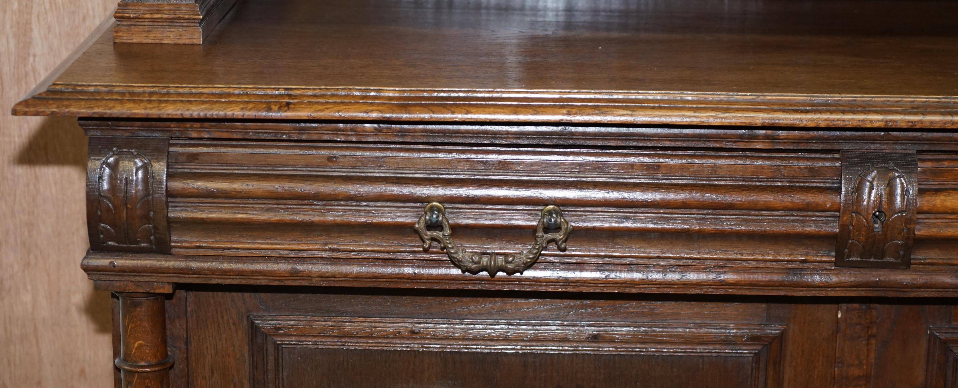 Dutch Carved Oak Wardrobe Early 19th Century