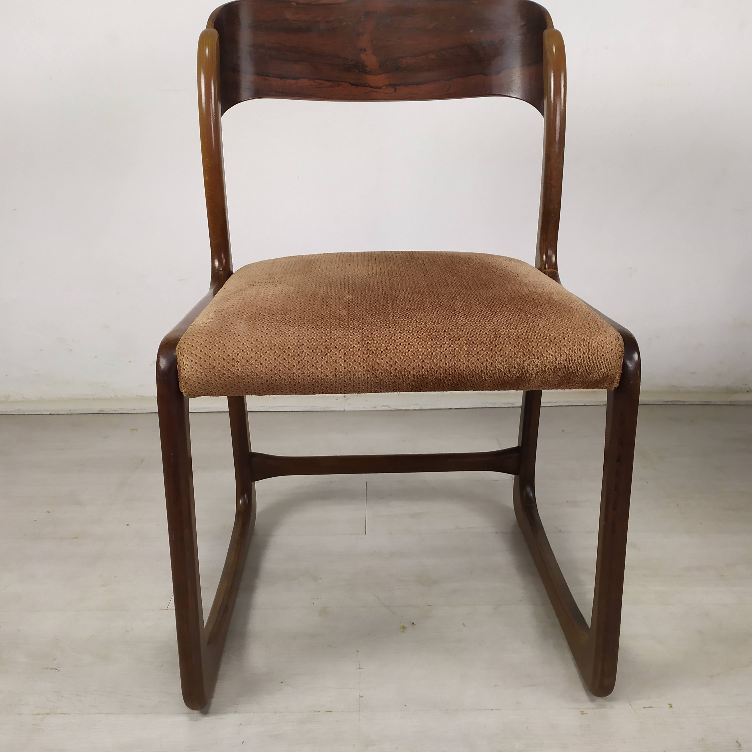 4 baumann sleigh chairs