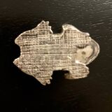 6 metal frog-shaped knife holders