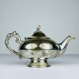 Vintage silver-plated teapot, Italy 1950s