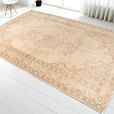 Neutral Vintage Anatolian Wool Rug