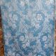 grande nappe de campagne damassée bleu et blanc 4m50 x 1m60