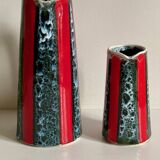 2 pichets, vases vintage en céramique d’art Luc Vallauris