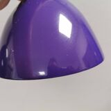 Two purple hanging lamps from Norway Says for Muuto, model Mhy