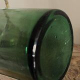 Large Green Glass Bottle Vase