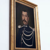 Portrait man pastel 1818 in gold frame