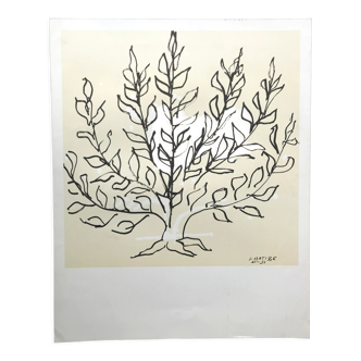 Lithograph by Henri Matisse, after Le Buisson, 1994
