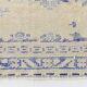3x12 Blue & Beige Antique Vintage Runner Rug, 80x369Cm SK 23836
